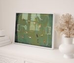Dogs Playing Soccer Print