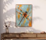 Dragonfly Painting Print