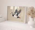 Flying Indian Runner Duck Art Print