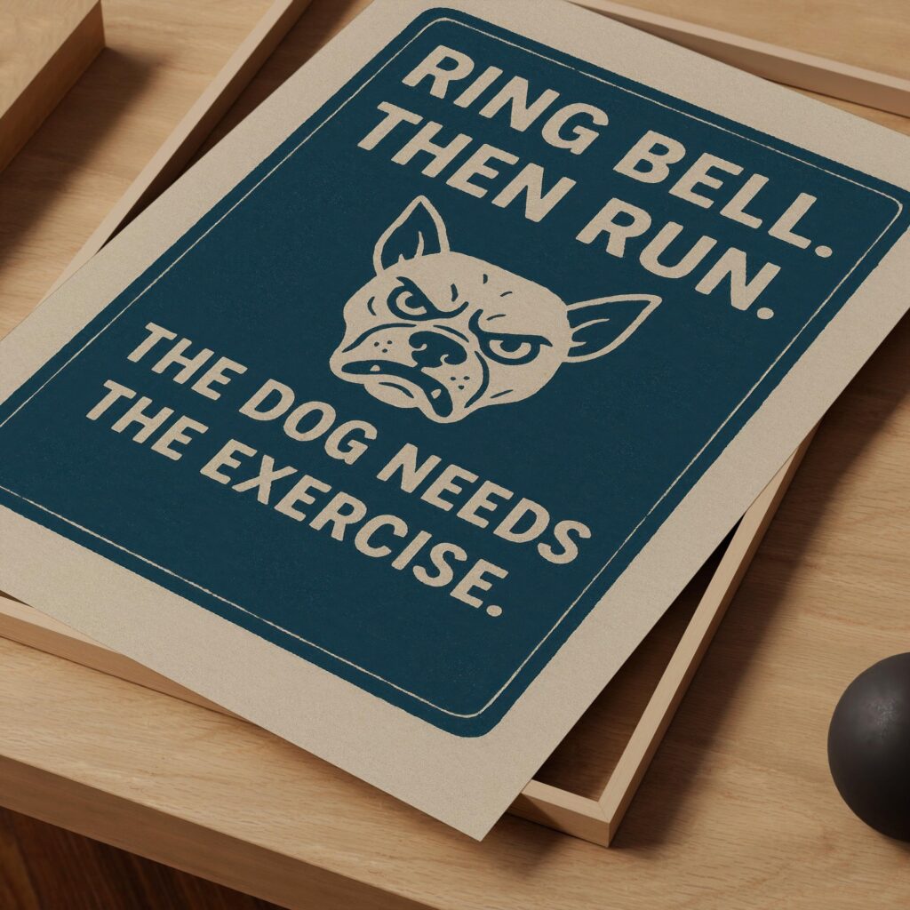 Funny Dog Art Print