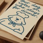 Funny Dog Kitchen Wall Art