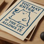 Funny Grumpy Cat Print