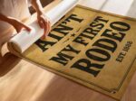 Funny Western Sign Print