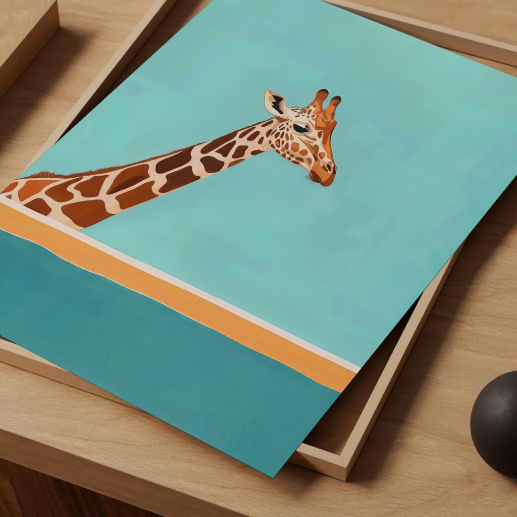 Giraffe Safari Wall Art