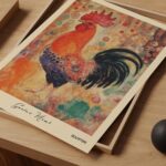 Gustav Klimt Rooster Art Print
