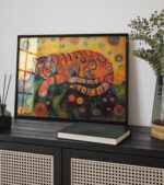 Gustav Klimt Tiger Print