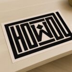 Howdy Black Diamonds Print