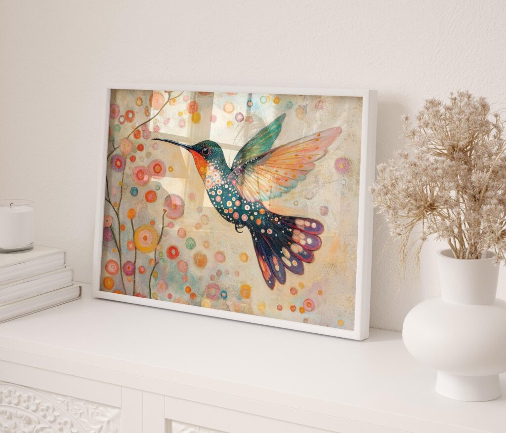 Hummingbird Bird Wall Art