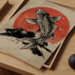 Japanese Koi Fish Art Print