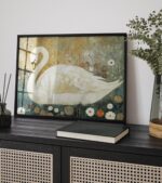 Klimt Swan Print