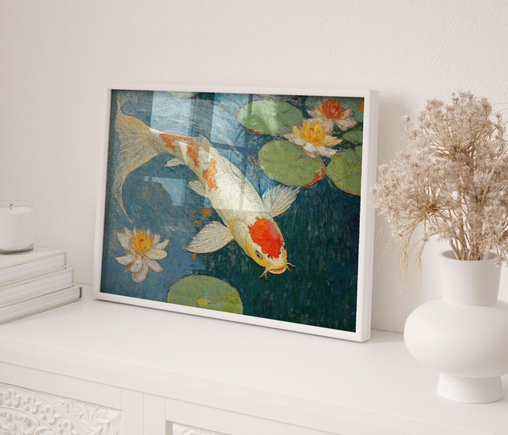 Koi Fish Wall Art
