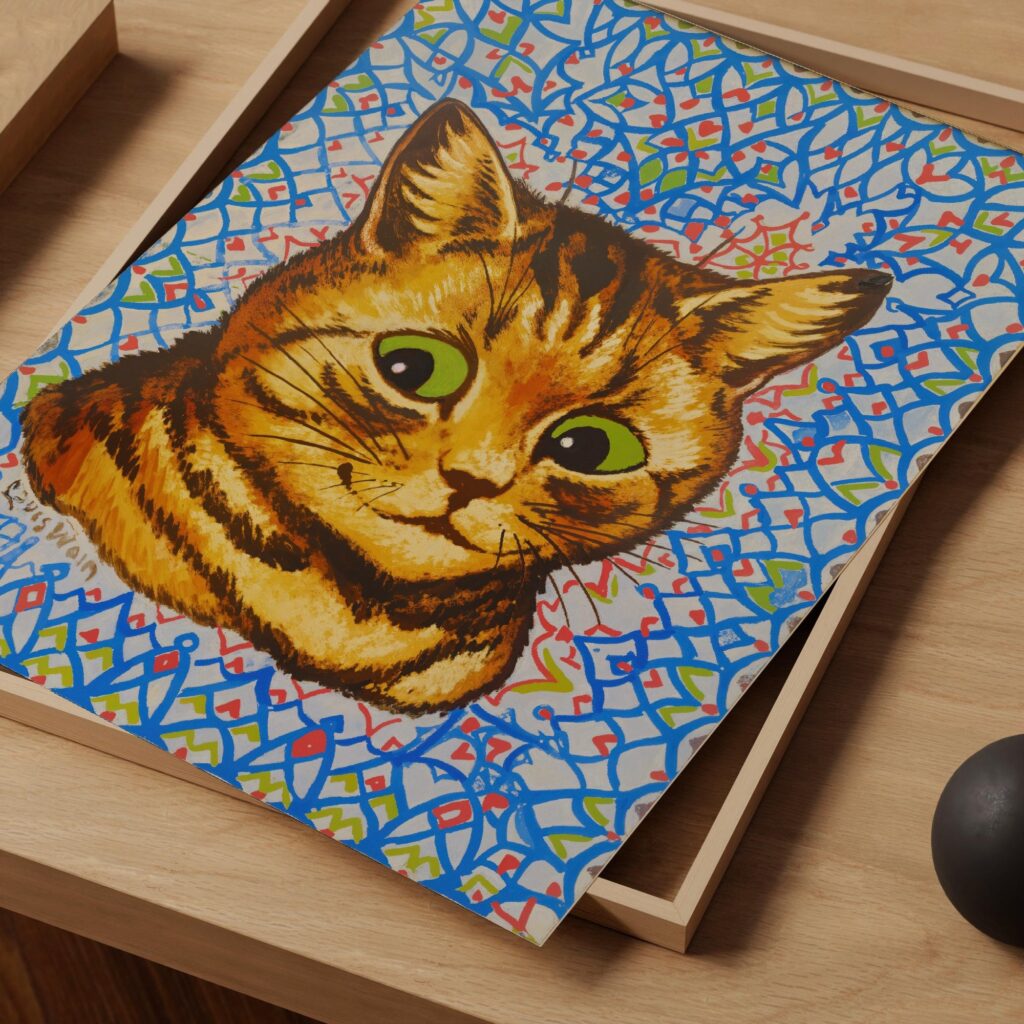 Louis Wain Cat Art Print