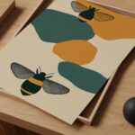 Mid Century Bee Poster