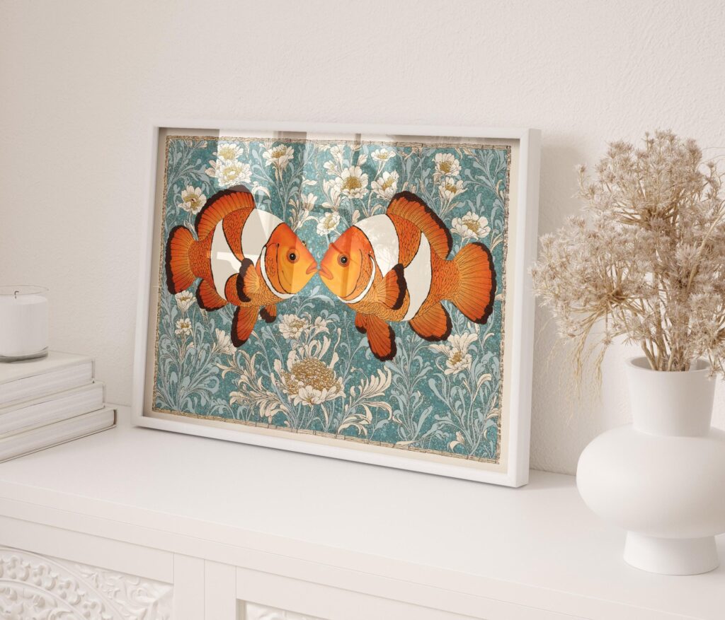 Morris Clownfish Art Print