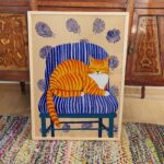 Orange Tabby Cat Print