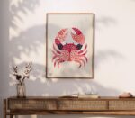 Pink Crab Print