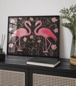 Pink Flamingo Art Print