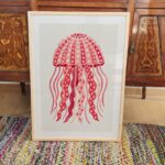 Pink Jellyfish Print