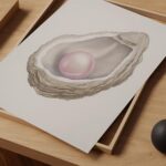 Pink Pearl Oyster Print