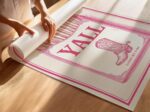Pink Yall Cowgirl Boot Matchbox Art Print
