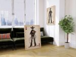 Playing Card Western Art Prints Set of 2
