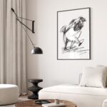 Pug Sketch Art Print
