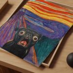 Pug 'The Scream' Poster
