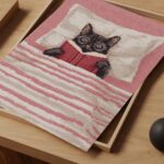Reading Black Cat Print