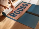 Retro Rodeo Sign Poster