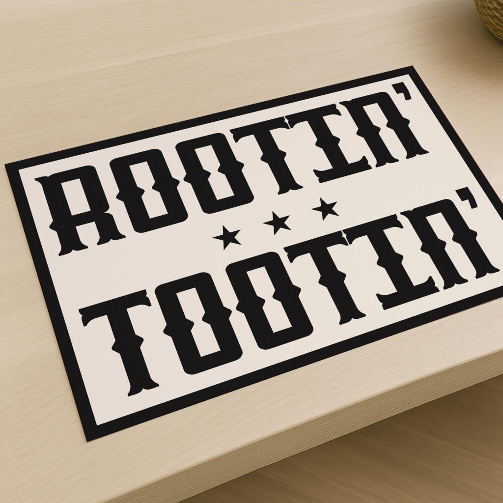 Rootin' Tootin' Western Art Print