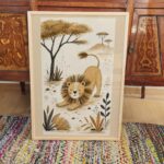 Safari Lion Nursery Print