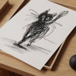 Sketch Cat Print
