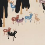 Stag and Deers Nursery Art Print