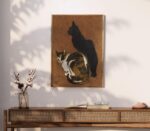 Steinlen Two Cats Print