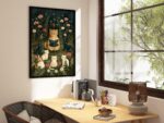 Tabby Cat Reading Print
