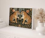 Tiger Floral Art Print