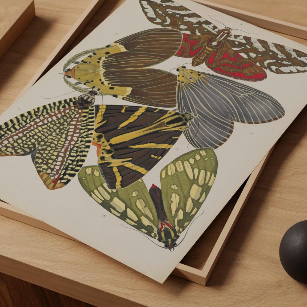 Vintage Butterfly Art Print
