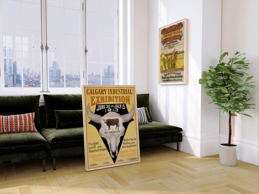 Vintage Calgary Exhibition Poster Set