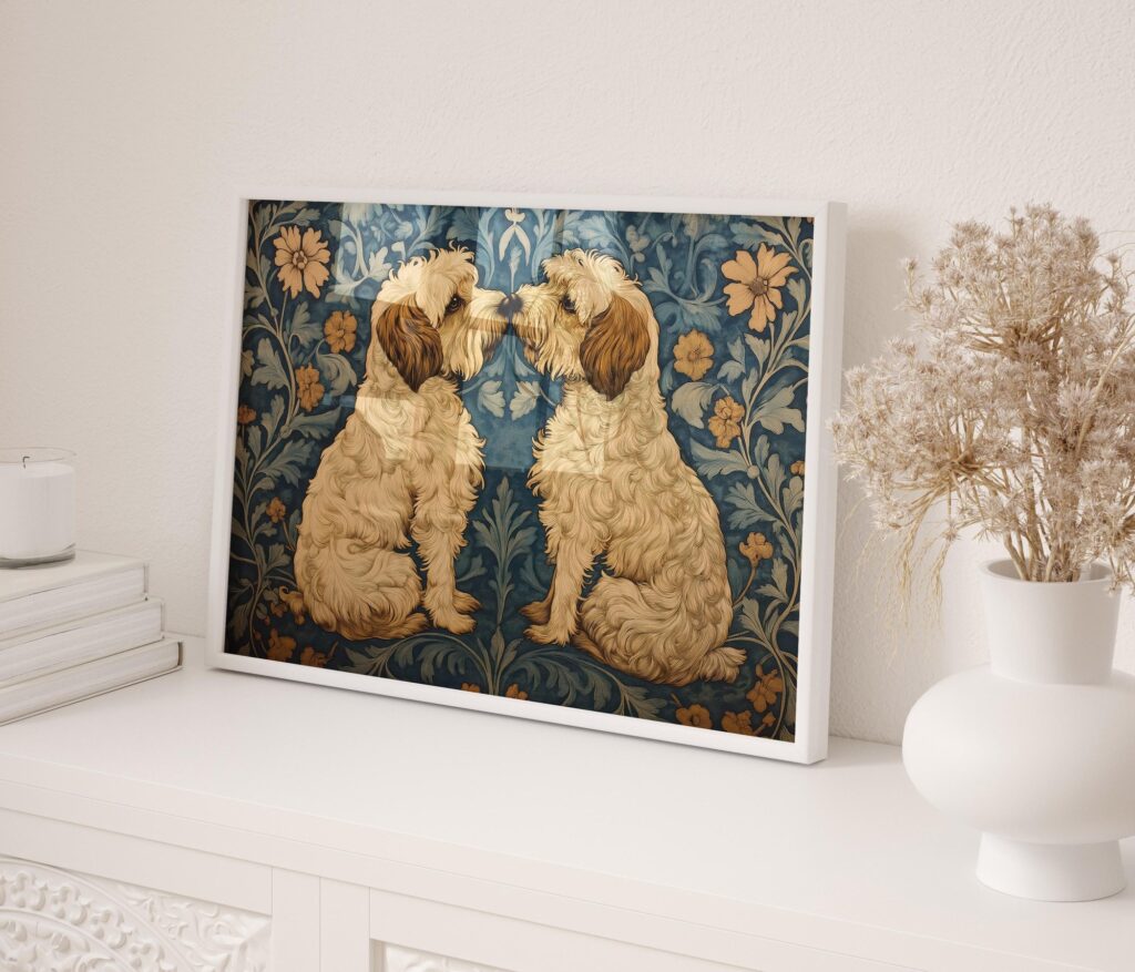 Vintage Dogs Art Print