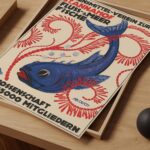 Vintage Fish Market Poster
