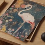 Vintage Flamingo Art Print