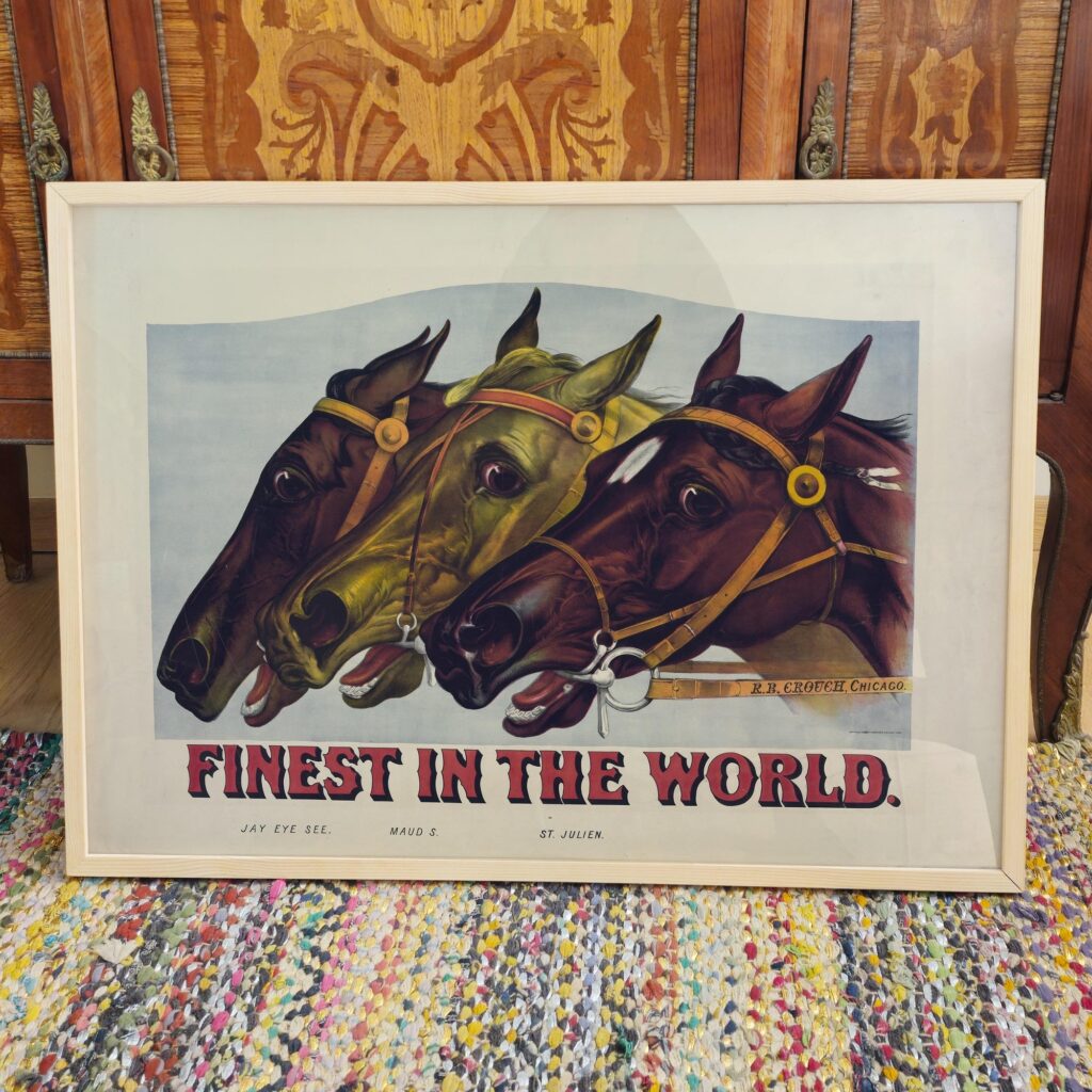 Vintage Horse Racing Print
