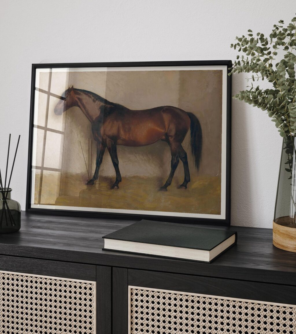 Vintage Horse Wall Art Print