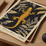 Vintage Salamander Art Print
