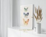 Watercolor Butterfly Print