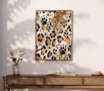Watercolor Leopard Print Wall Art