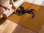 Western Cowgirl Bronco Wall Art