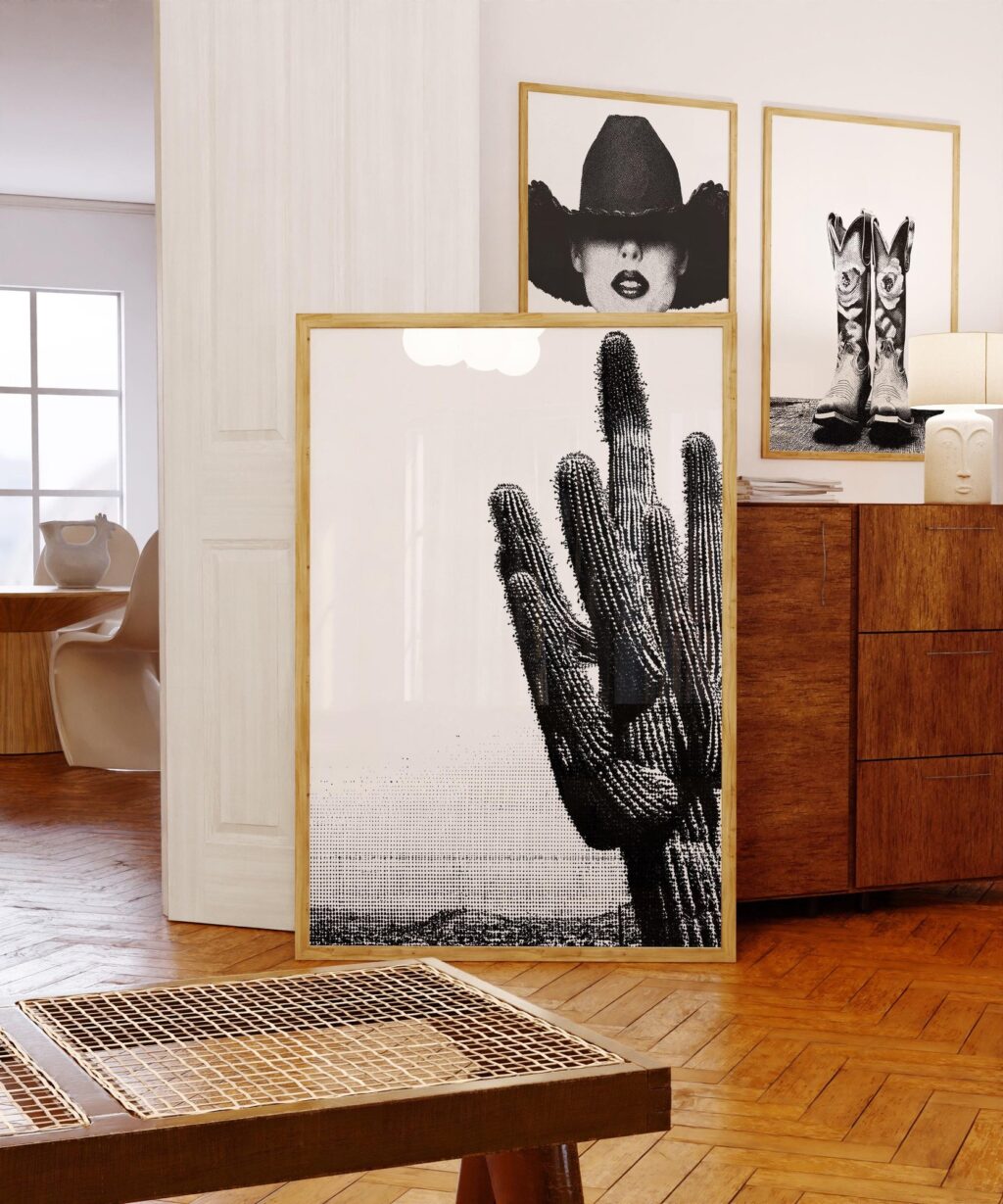 Western Fashion Wall Art Set of 3