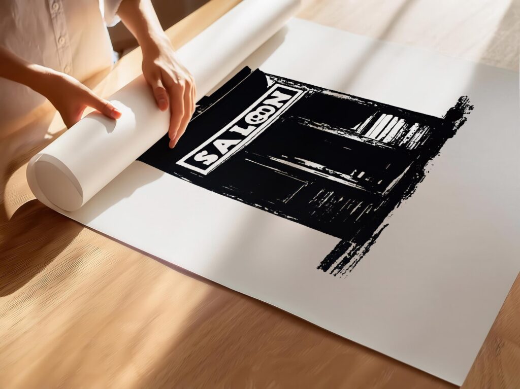 Western Saloon Print