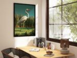 White Egret Print